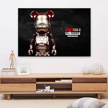 Amazon.co.jp: ベアブリックアートパネル Bearbrick画像装飾